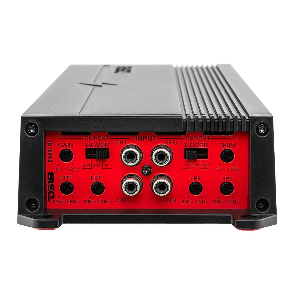 DS18 G3600.4D GEN-X Full-Range Class D 4-Channel Amplifier | 4 x 300W RMS @ 4-Ohm