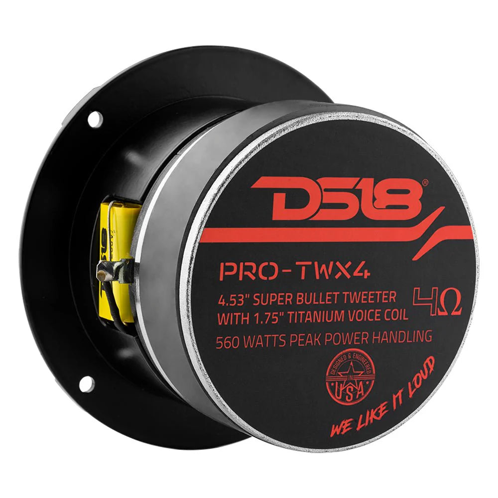 DS18 PRO-TWX4 4.5" Super Bullet Tweeter (Sold Individually)
