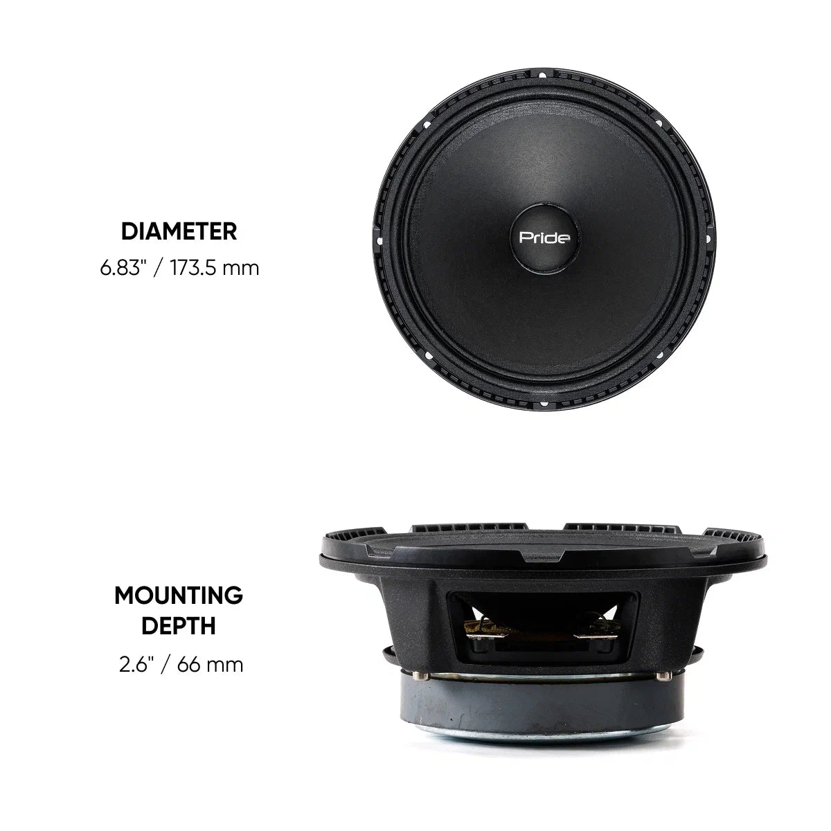 Pride Solo 140 Speakers RMS 140 Size 6,5″ (pair)