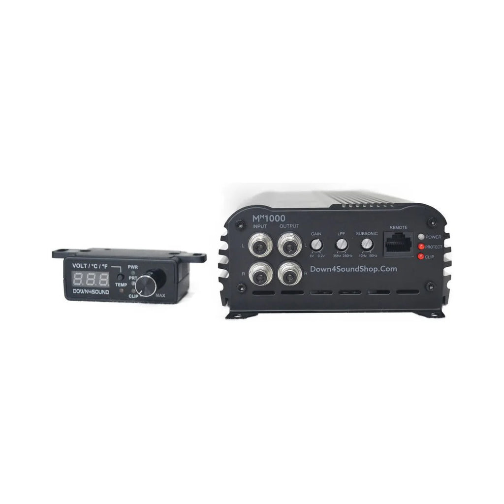 Down4Sound MM1000 (MINI MAXX) 1000W RMS Mini Monoblock Amplifier