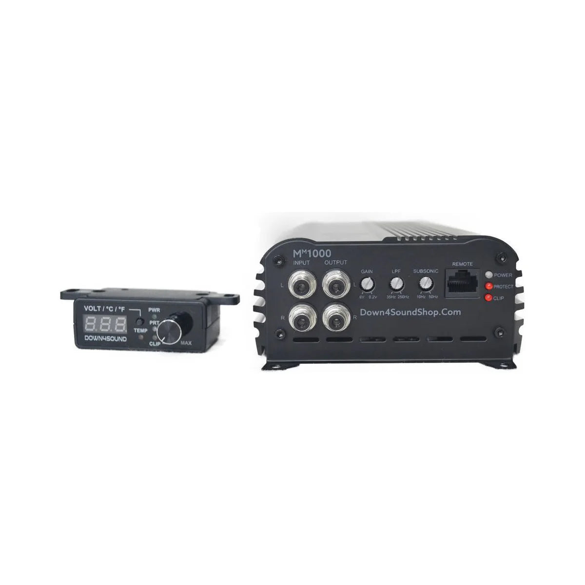 Down4Sound MM1000 (MINI MAXX) 1000W RMS Mini Monoblock Amplifier