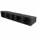 Universal Crew/4 Door Subwoofer Box 4X8"