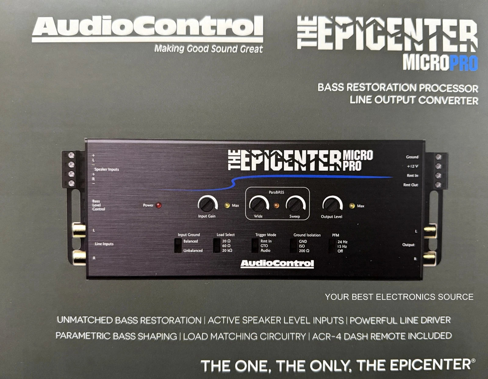 AudioControl Epicenter Micro Pro Bass Restroration Processor
